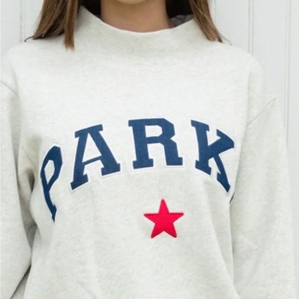 Coastal Star Varsity Mockneck Heather Gray + Navy